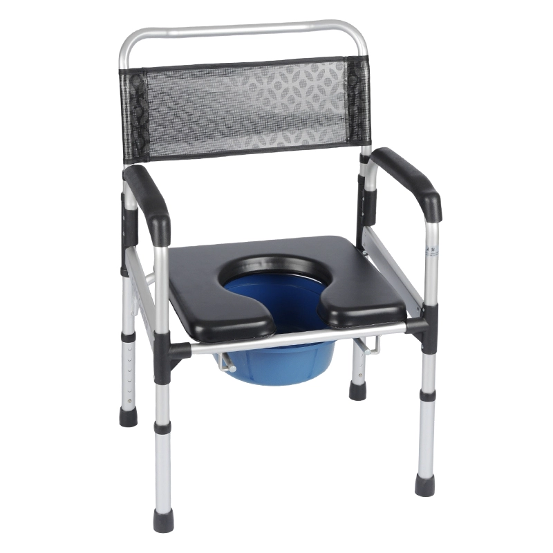 Adjustable Waterproof Commode Chair