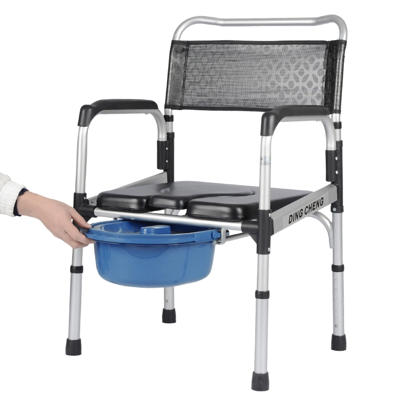 Adjustable Waterproof Commode Chair