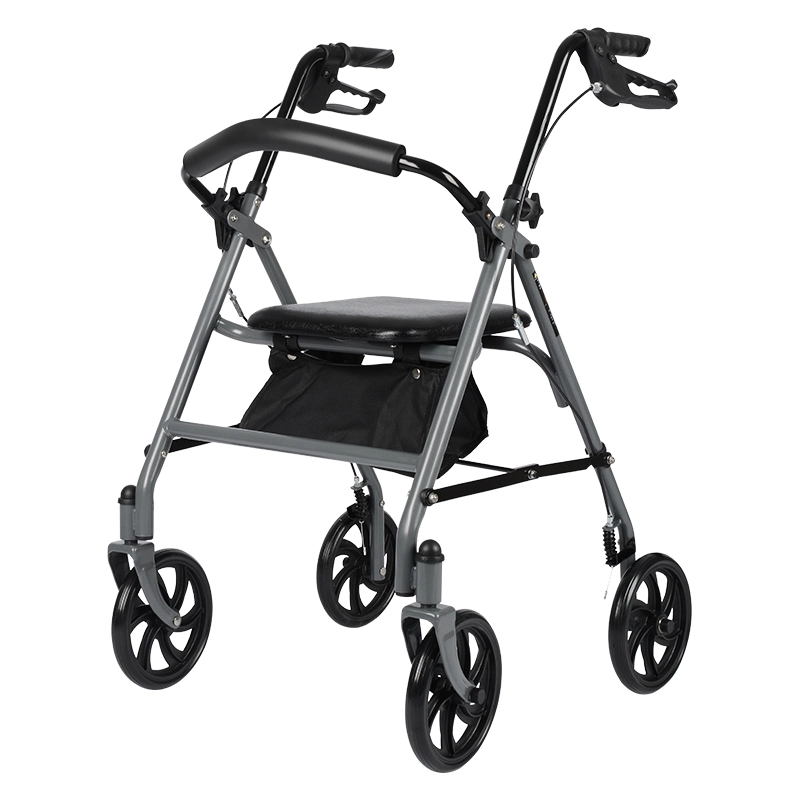 Walker Rollator Luaran dengan tempat duduk