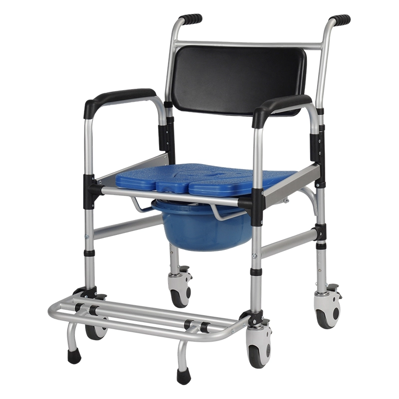 Kerusi komode pemindahan backrest lembut
